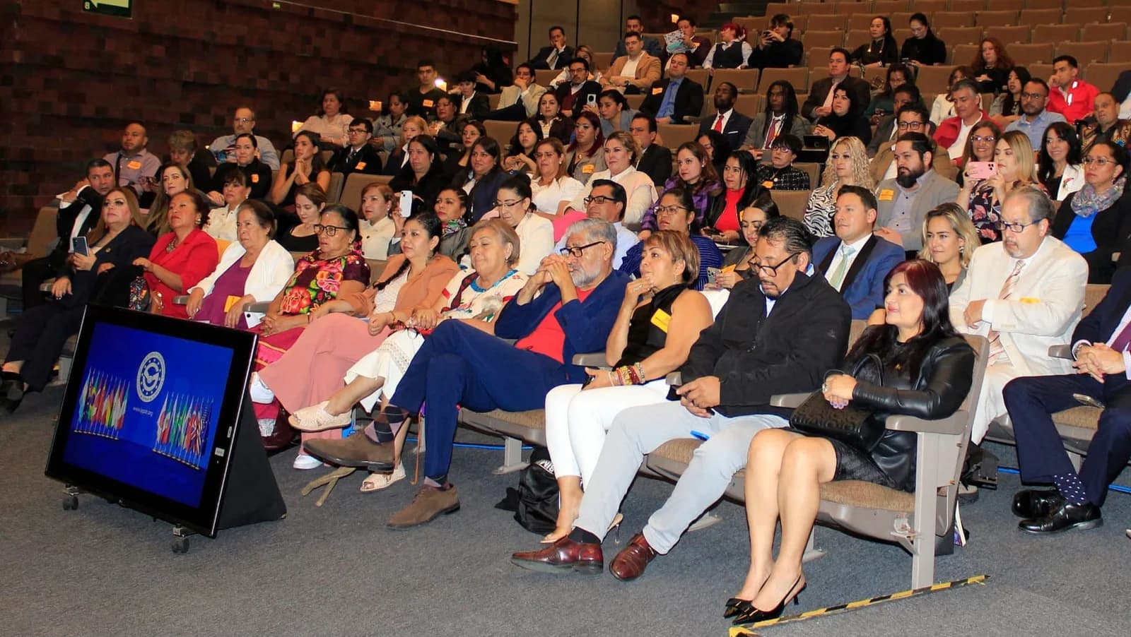 Auditorium participants during the peace practitioner program